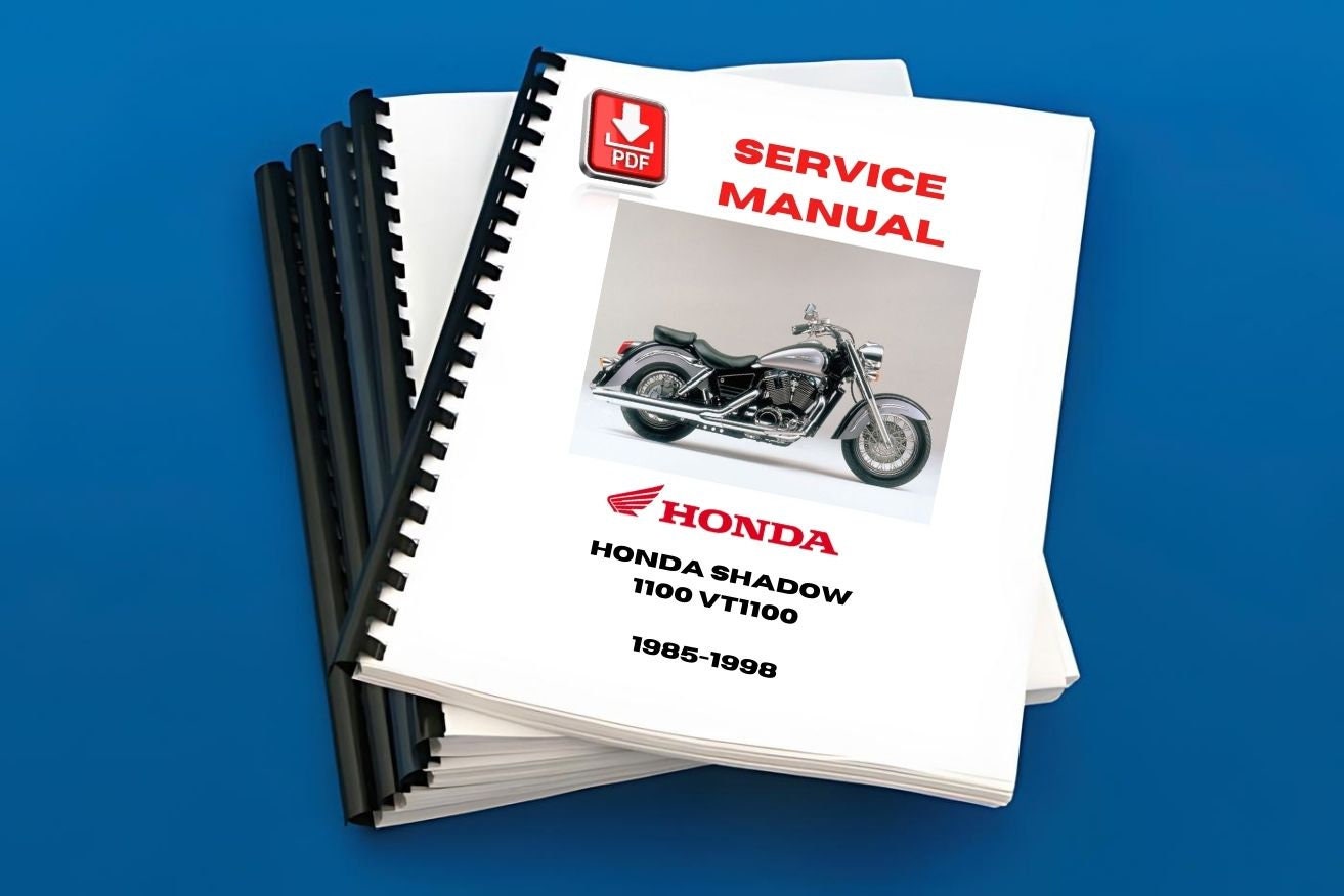 Honda Shadow 1100 Vt1100 1989 1990 1991 1992 1993 1994 1995 1996 1997 1998 Service Repair Shop Manual