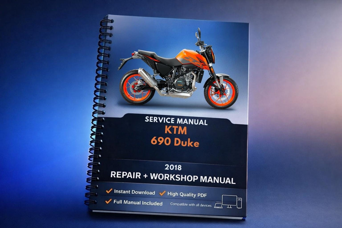 2018 KTM - 690 Duke - Service Workshop Repair Manual