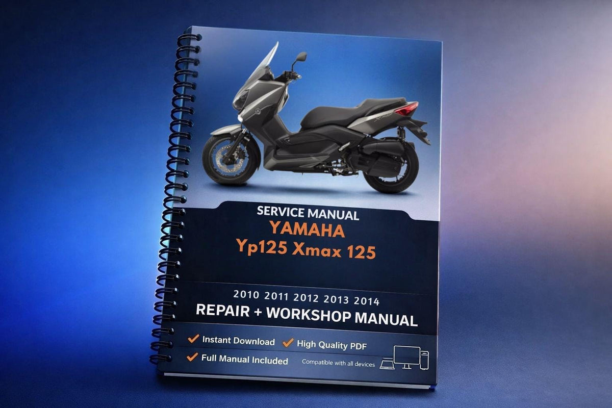 Yamaha Yp125 Xmax 125 2010 2011 2012 2013 2014 Service Repair Shop Manual