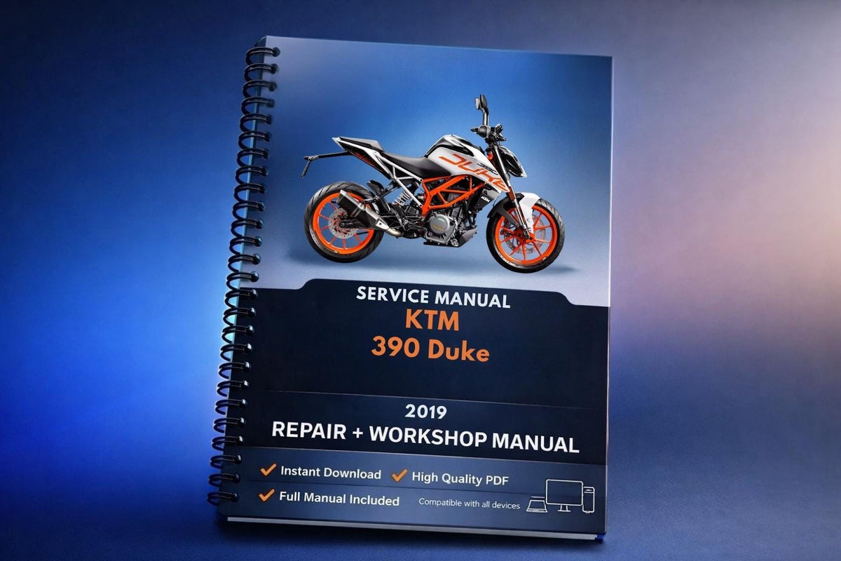 2019 KTM - 390 Duke - Service Workshop Repair Manual