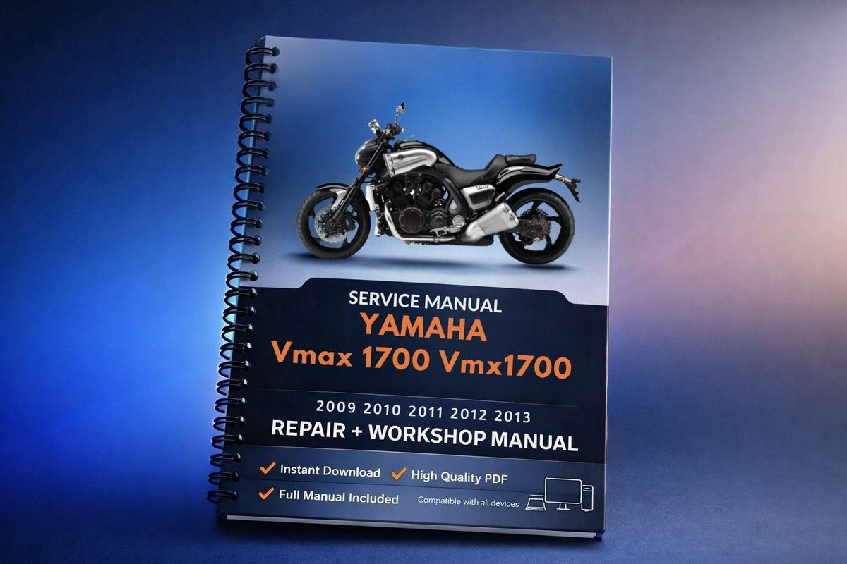 Yamaha Vmax 1700 Vmx1700 2009 2010 2011 2012 2013 Service Repair Shop Manual