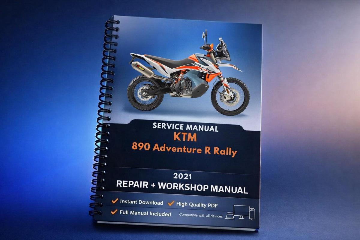 2021 KTM - 890 Adventure R Rally - Service Workshop Repair Manual