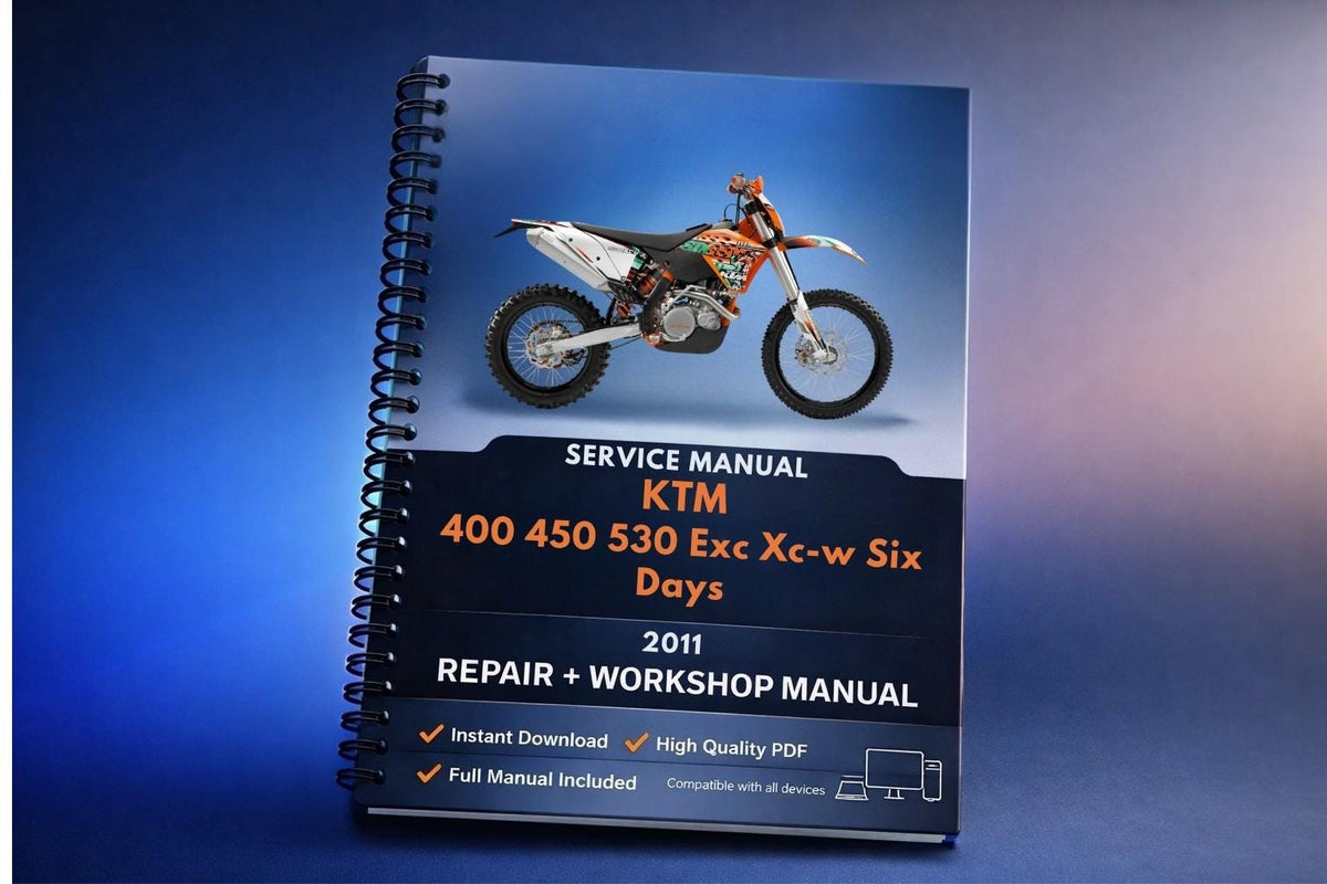 2011 KTM - 400 450 530 Exc Xc-w Six Days - Service Workshop Repair Manual
