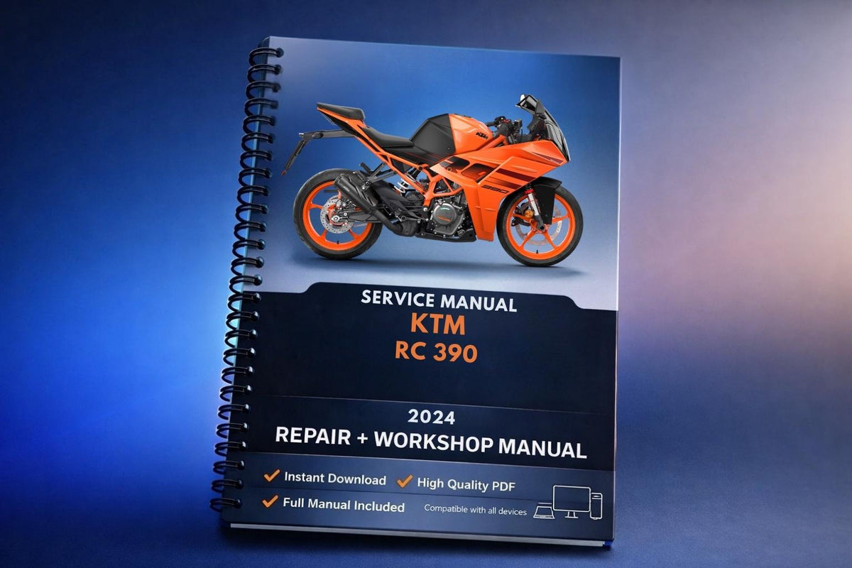 2024 KTM - RC 390 - Service Workshop Repair Manual