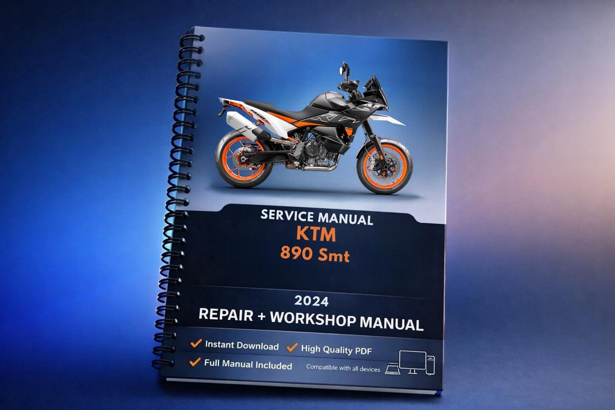 2024 KTM - 890 Smt - Service Workshop Repair Manual