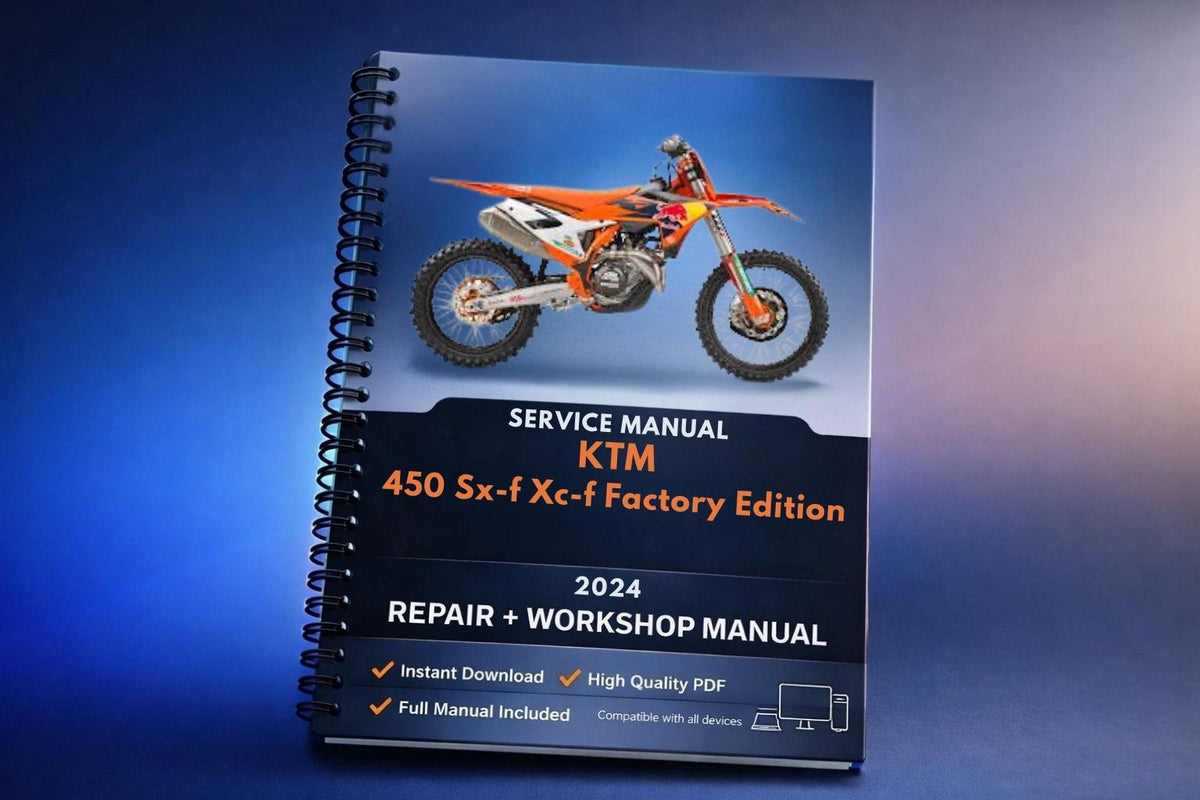 2024 KTM - 450 Sx-f Xc-f  Factory Edition - Service Workshop Repair Manual
