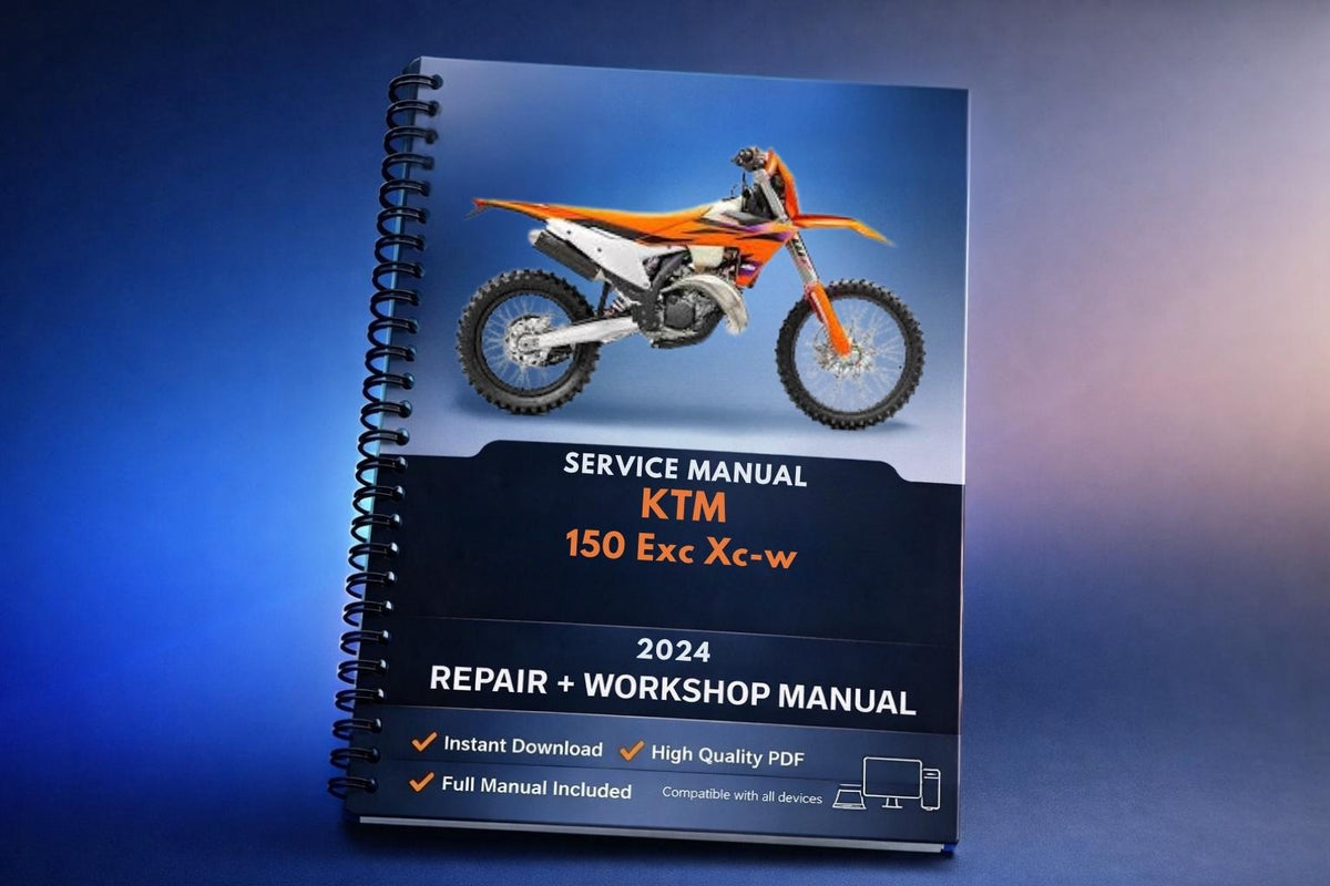 2024 KTM - 150 Exc Xc-w - Service Workshop Repair Manual