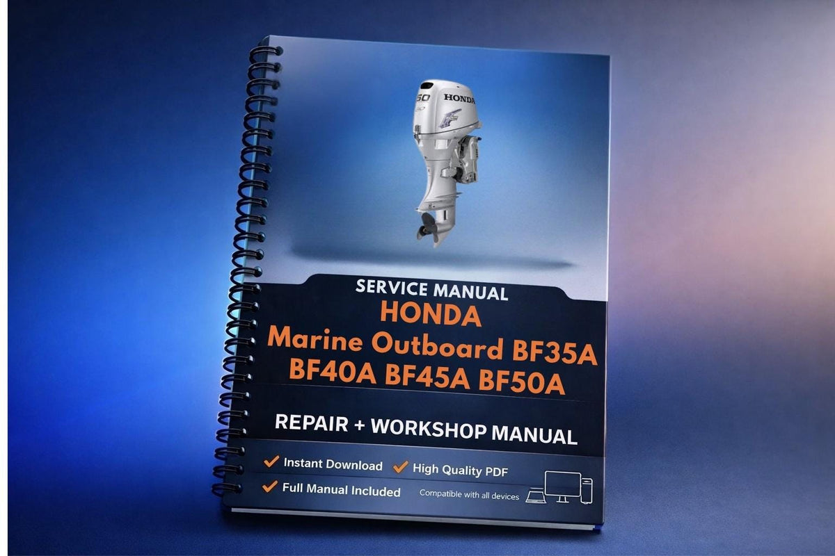 Honda Marine Outboard BF35A BF40A BF45A BF50A Service Repair Manual