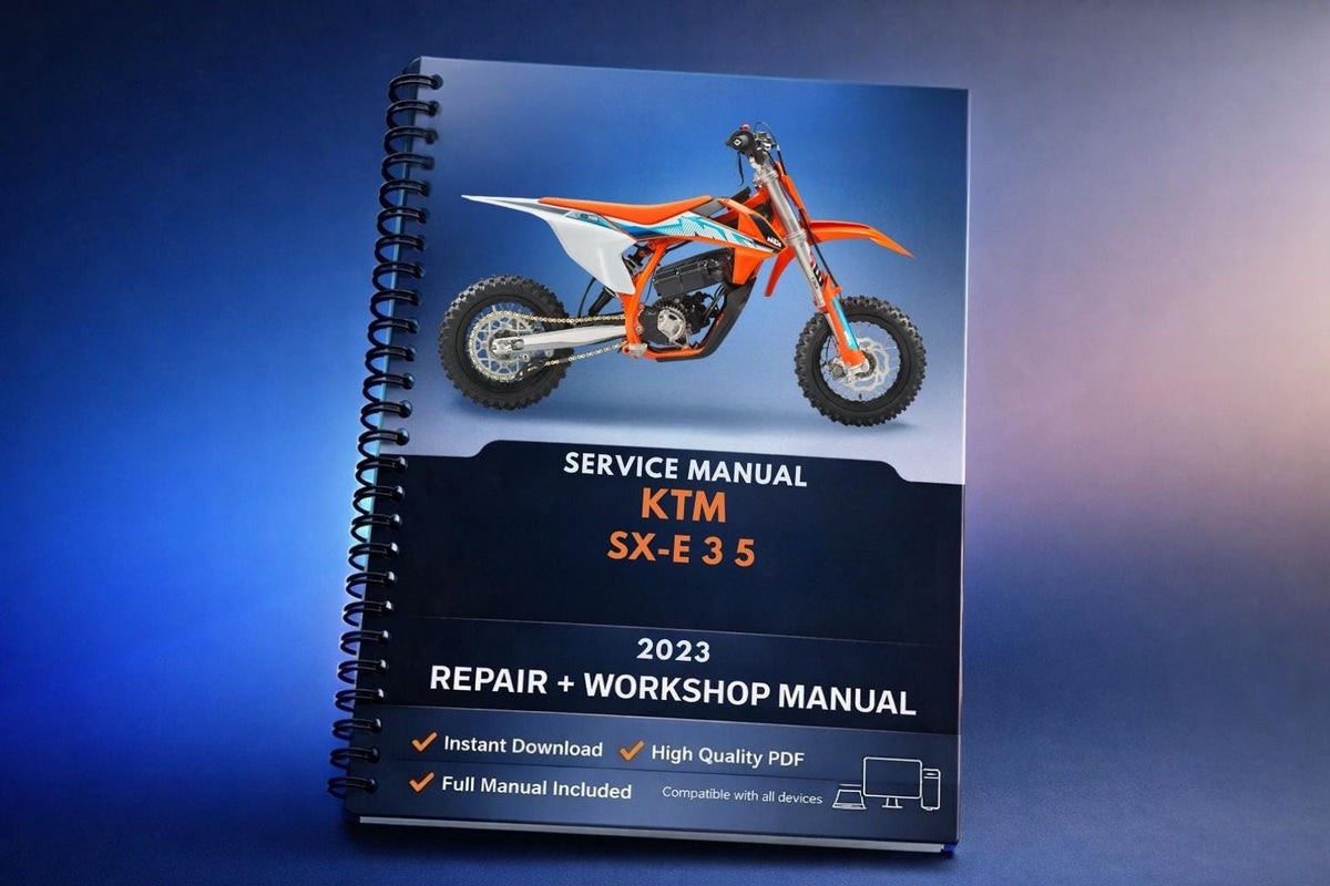 2023 KTM - SX-E 3 5 - Service Workshop Repair Manual