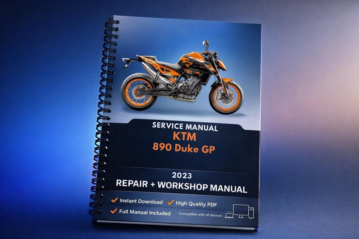 2023 KTM - 890 Duke GP - Service Workshop Repair Manual
