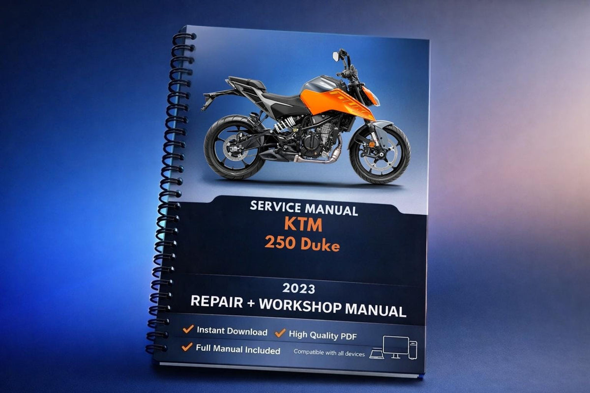 2023 KTM - 250 Duke - Service Workshop Repair Manual