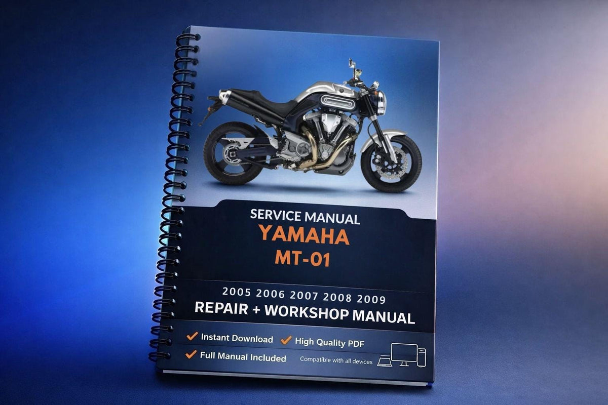 Yamaha Mt01 MT-01 2005 2006 2007 2008 2009 Service Repair Manual