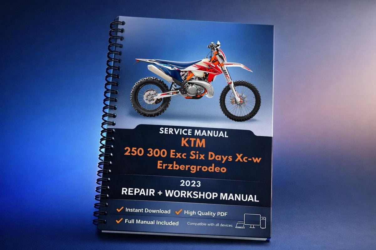 2023 KTM - 250 300 Exc Six Days Xc-w Erzbergrodeo - Service Workshop Repair Manual
