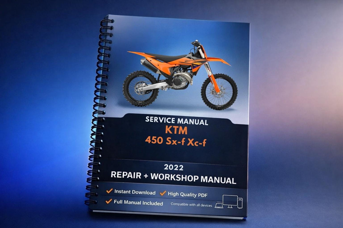 2022 KTM - 450 Sx-f Xc-f - Service Workshop Repair Manual
