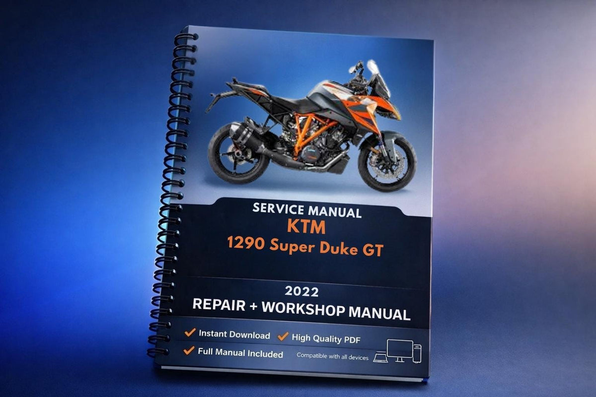 2022 KTM - 1290 Super Duke GT - Service Workshop Repair Manual