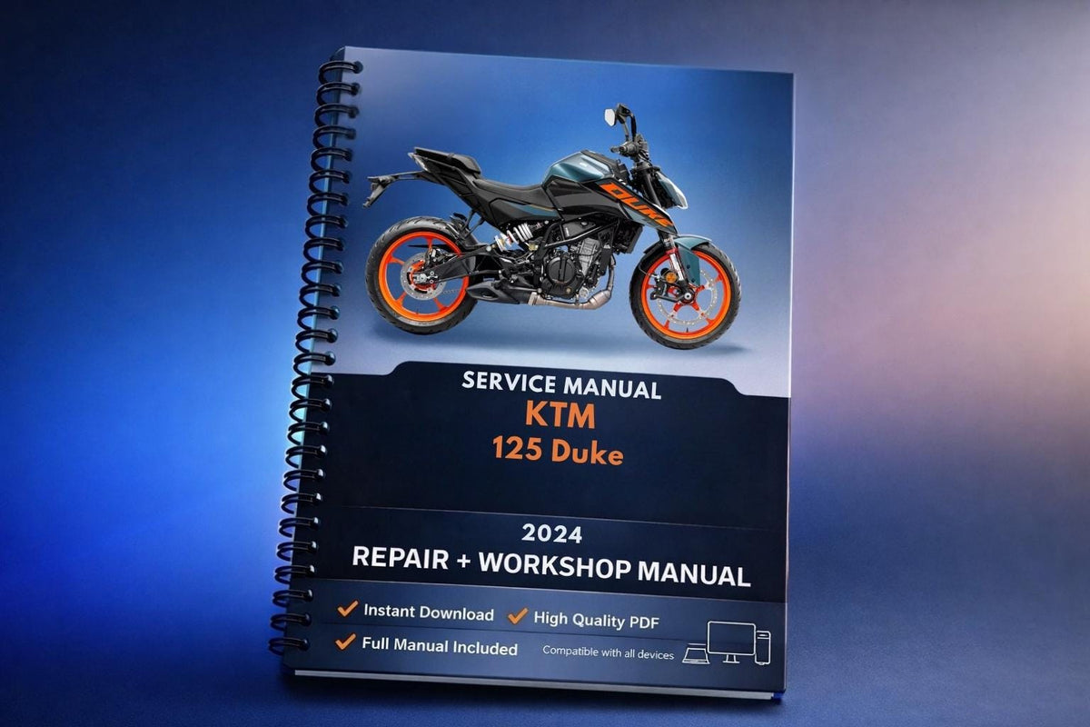2024 KTM - 125 Duke - Service Workshop Repair Manual
