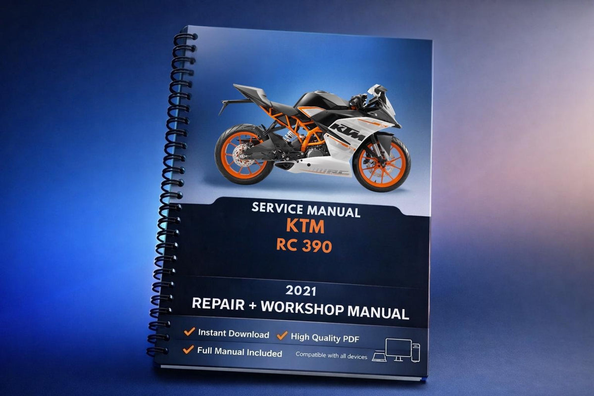 2021 KTM - RC 390 - Service Workshop Repair Manual