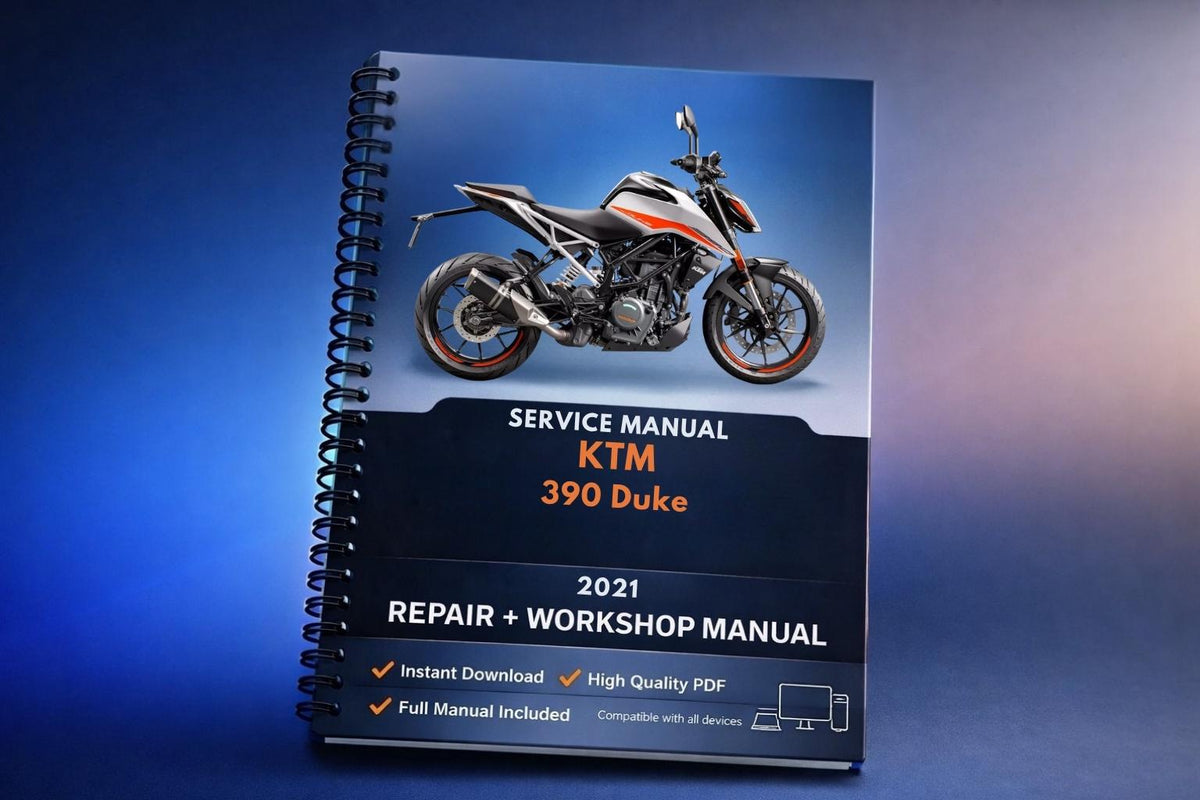 2021 KTM - 390 Duke - Service Workshop Repair Manual