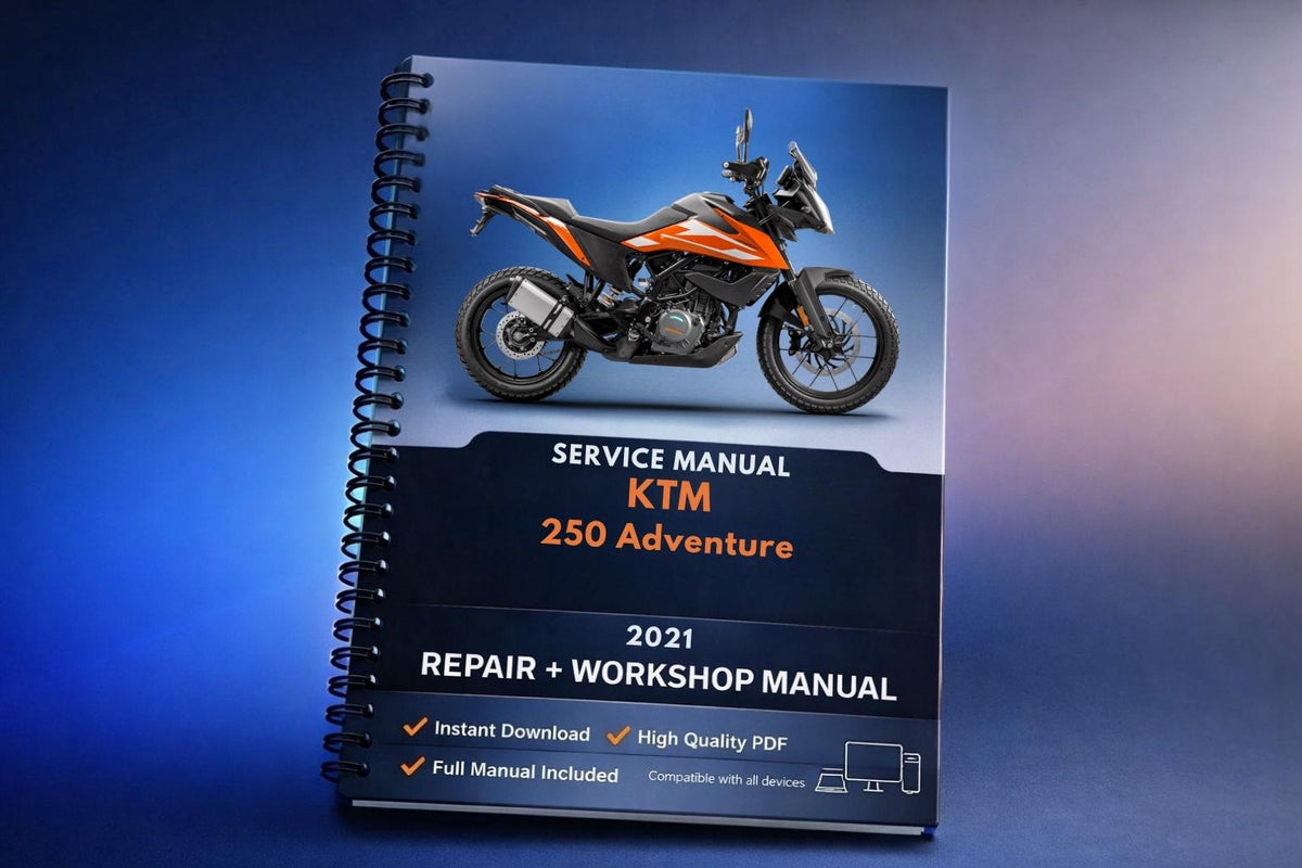 2021 KTM - 250 Adventure - Service Workshop Repair Manual