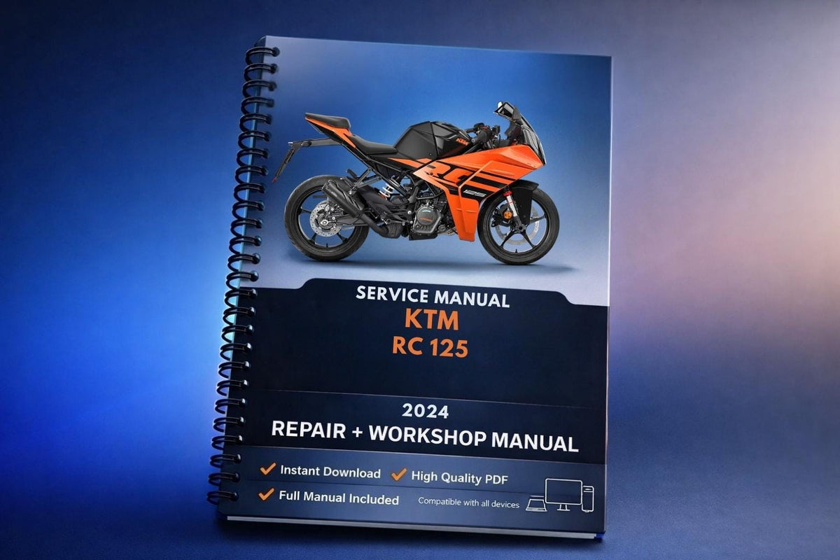 2024 KTM - RC 125 - Service Workshop Repair Manual