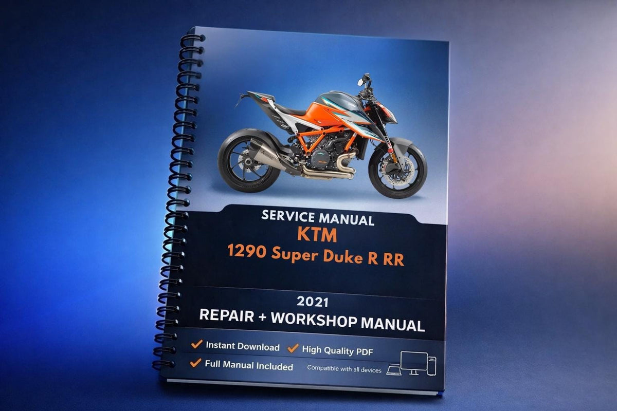 2021 KTM - 1290 Super Duke R RR - Service Workshop Repair Manual