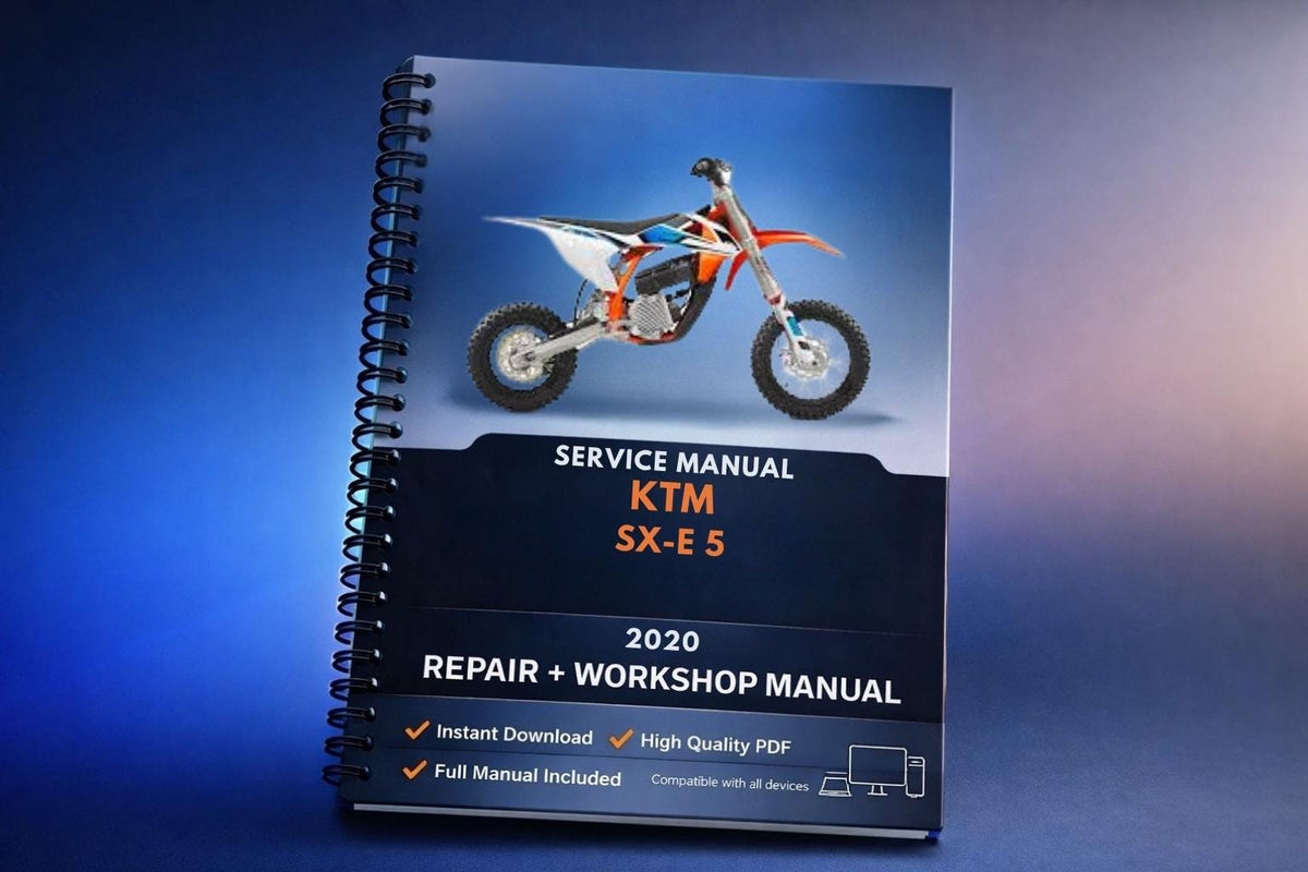 2020 KTM - SX-E 5 - Service Workshop Repair Manual
