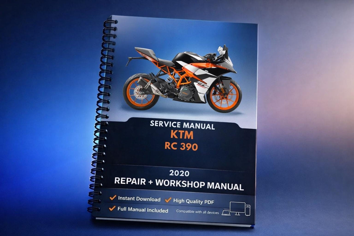 2020 KTM - RC 390 - Service Workshop Repair Manual