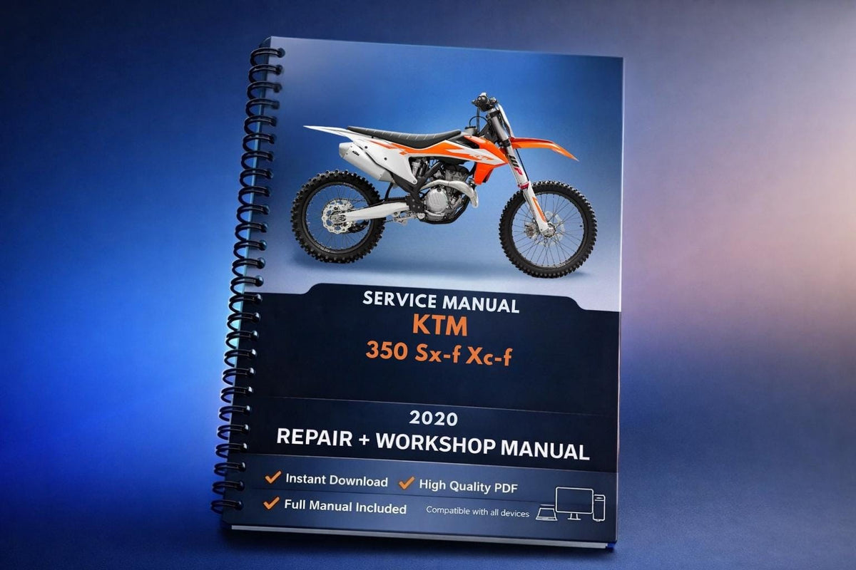 2020 KTM - 350 Sx-f Xc-f - Service Workshop Repair Manual