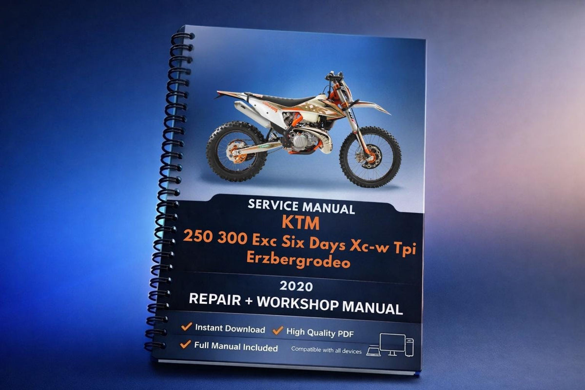 2020 KTM - 250 300 Exc Six Days Xc-w Tpi Erzbergrodeo- Service Workshop Repair Manual