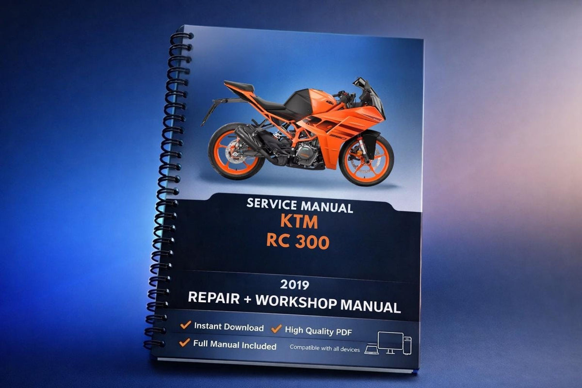 2019 KTM - RC 390 - Service Workshop Repair Manual