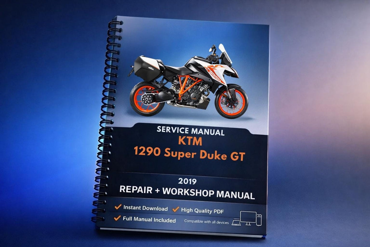 2019 KTM - 1290 Super Duke GT - Service Workshop Repair Manual
