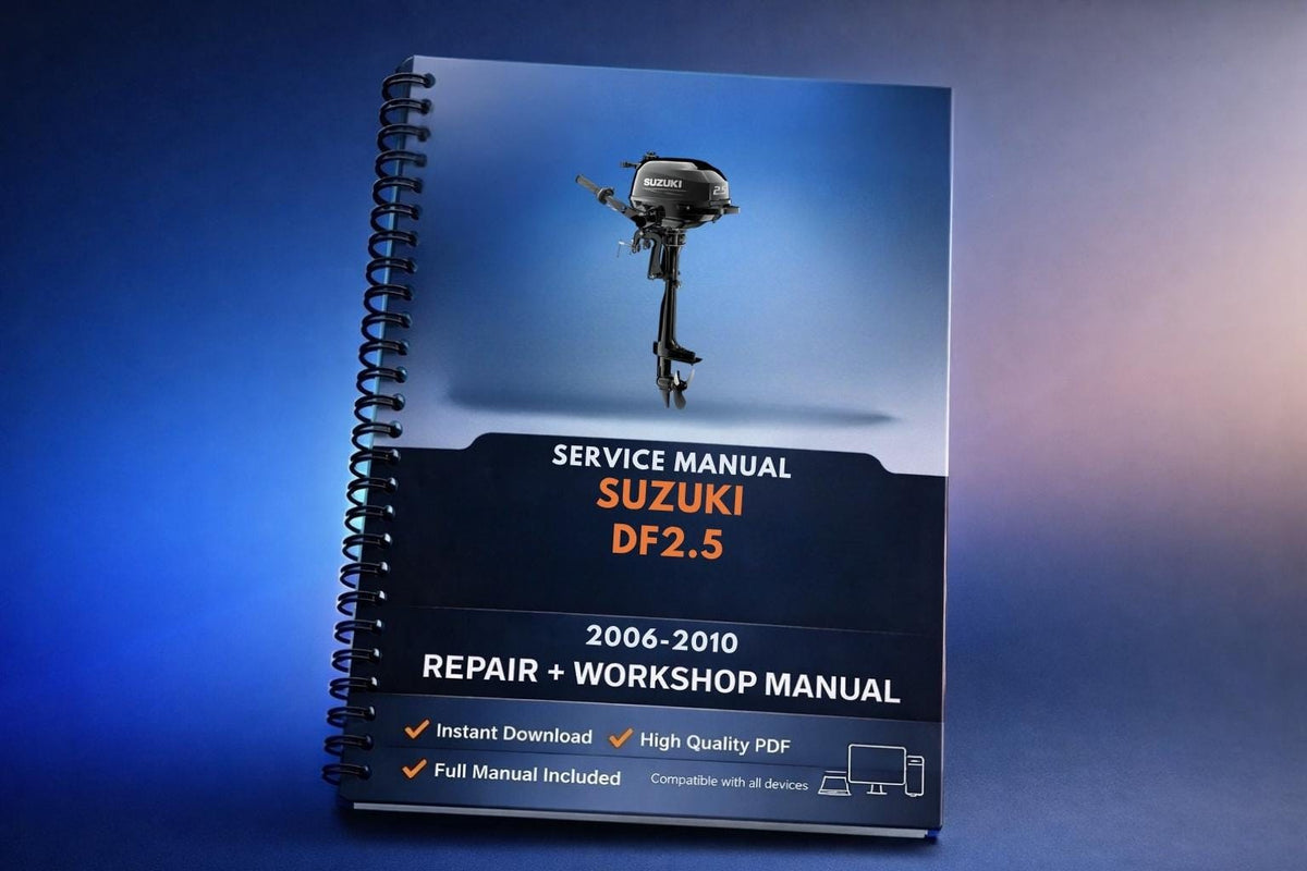 Suzuki DF2.5 Service Manual | 2005-2008 Outboard Service Manual