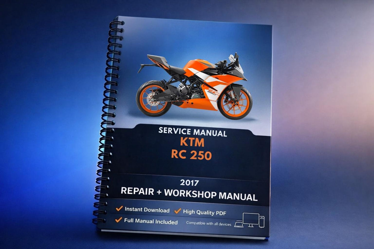 2017 KTM - RC 250 - Service Workshop Repair Manual