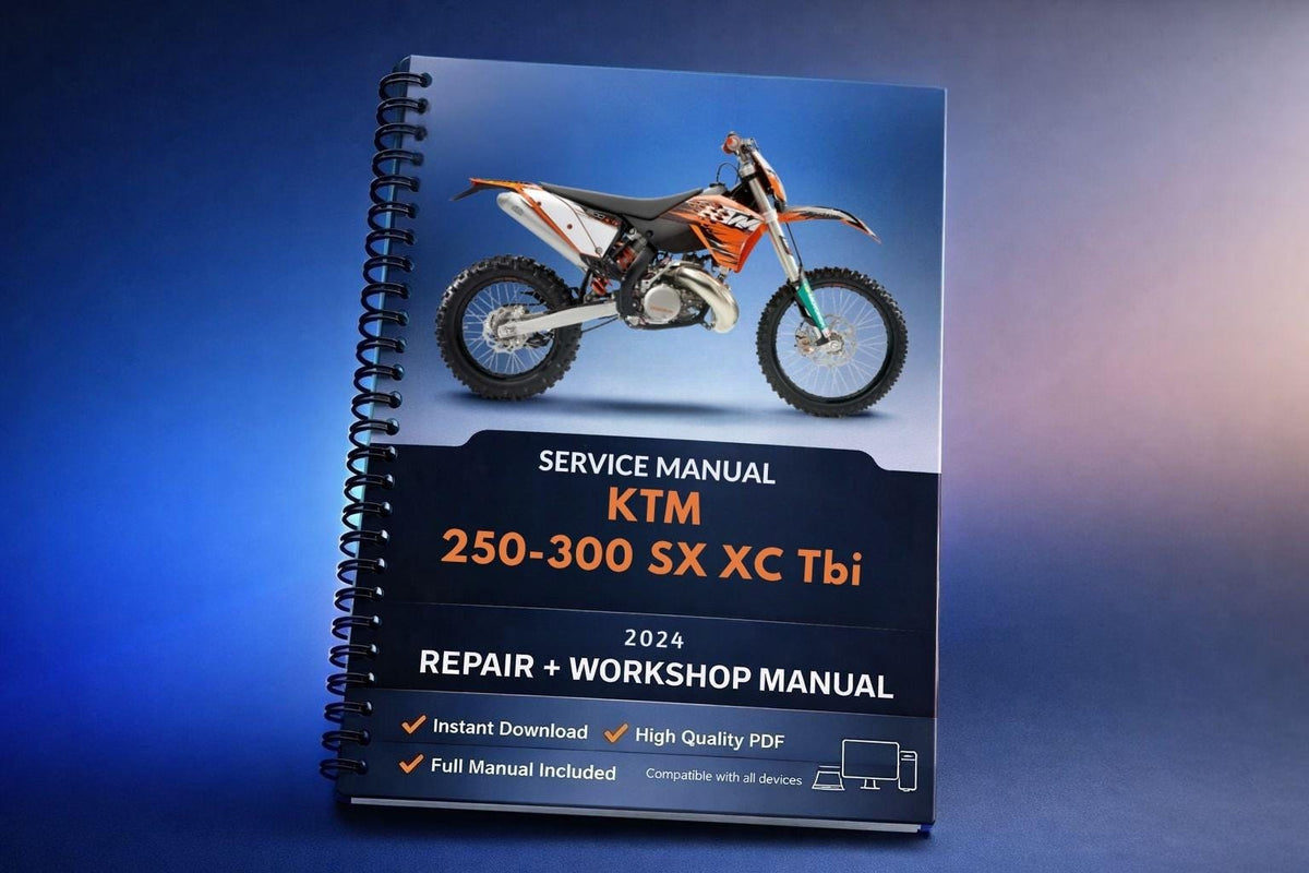 2024 KTM 250-300 SX XC Tbi Repair Manual