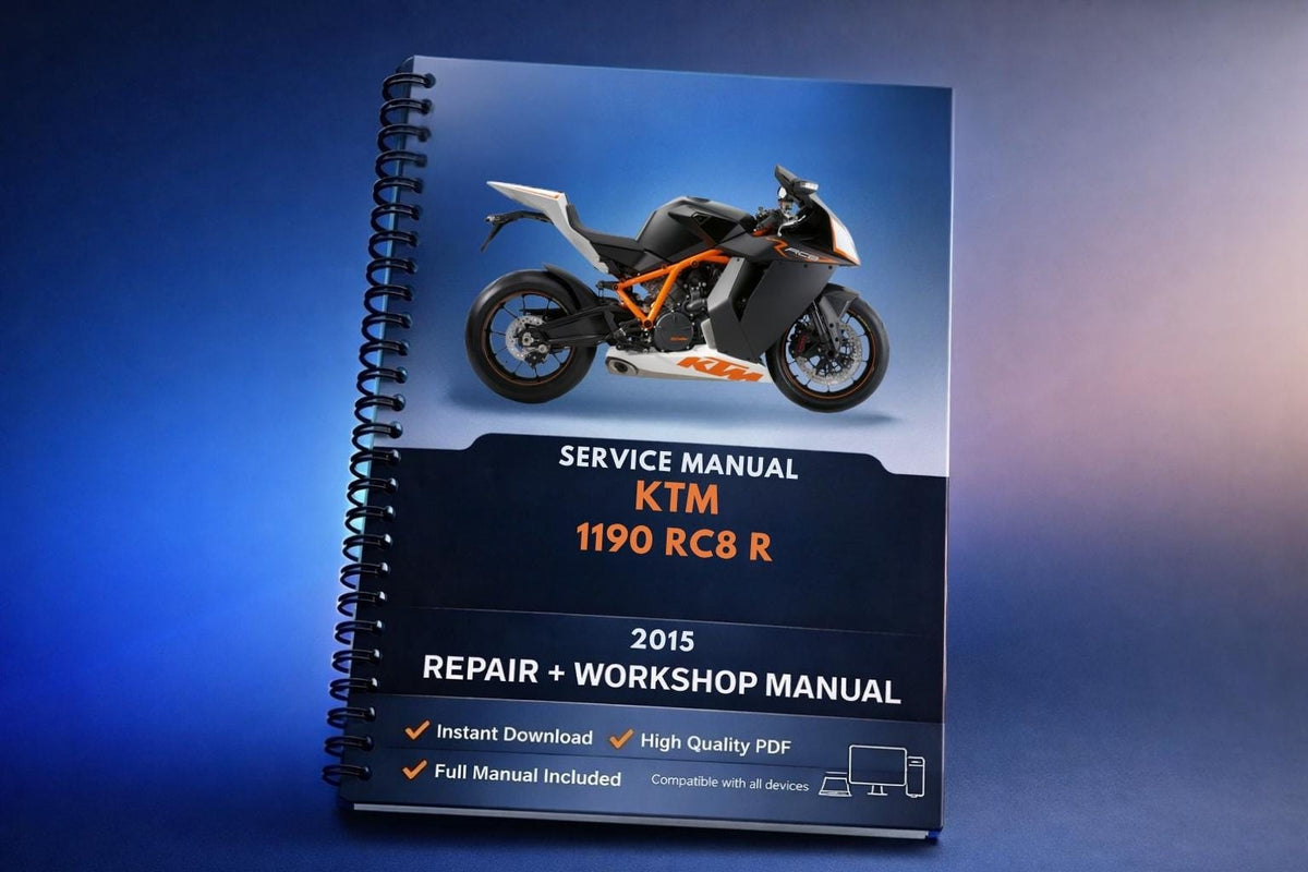 2015 KTM - 1190 RC8 R - Service Workshop Repair Manual