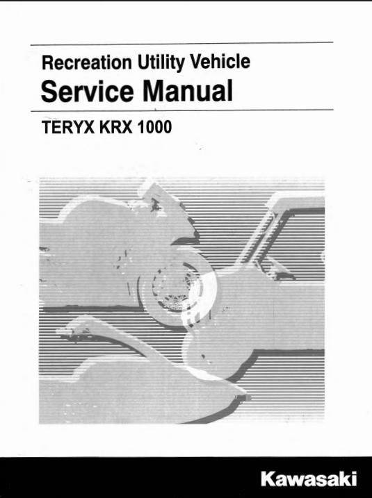 Kawasaki Teryx 2020 KRX 1000 Service Repair Manual