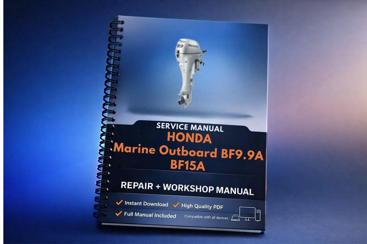 Honda Marine Outboard BF9.9A BF15A Service Repair Manual