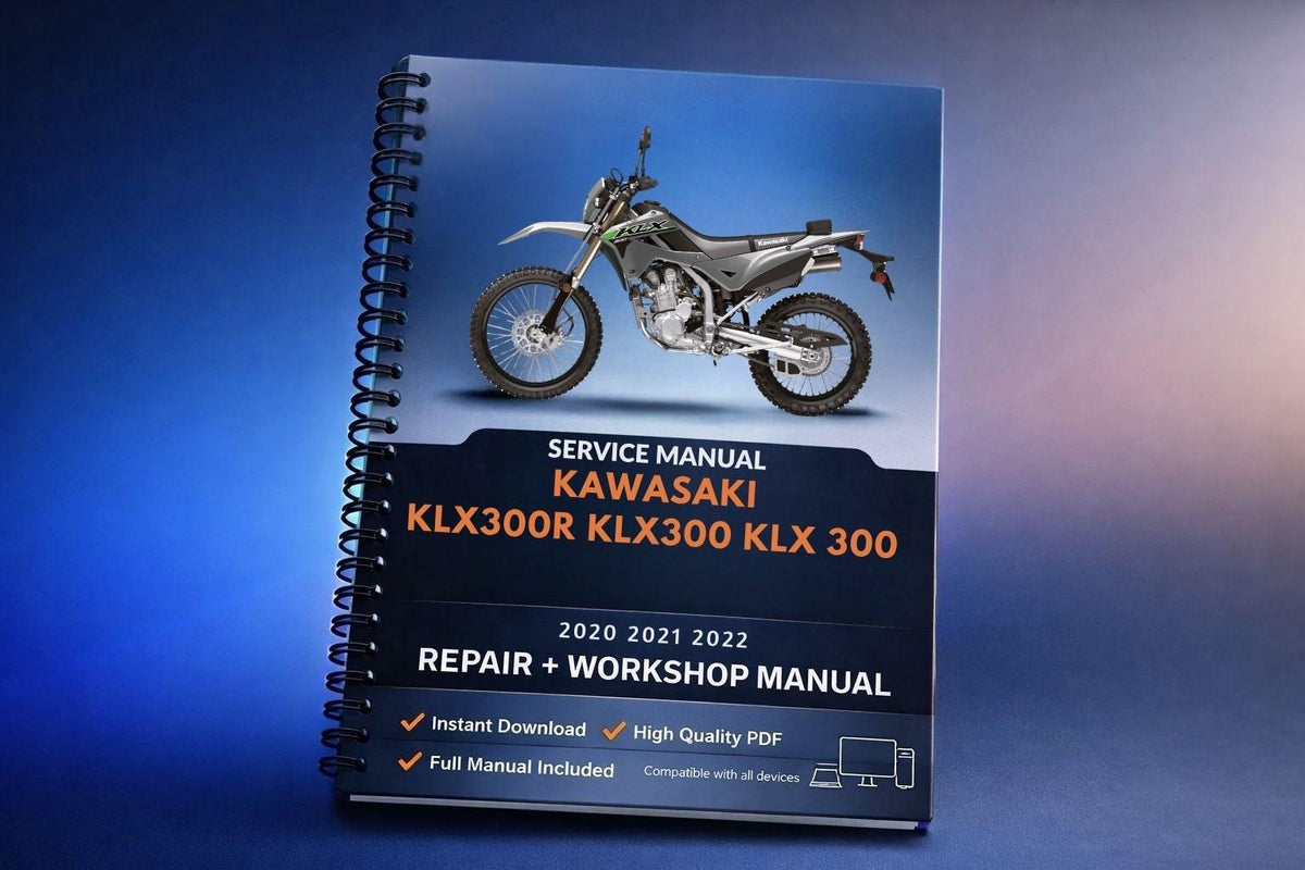 Kawasaki KLX300R KLX300 KLX 300 Service Repair Maintenance Shop Manual 2020 2021 2022