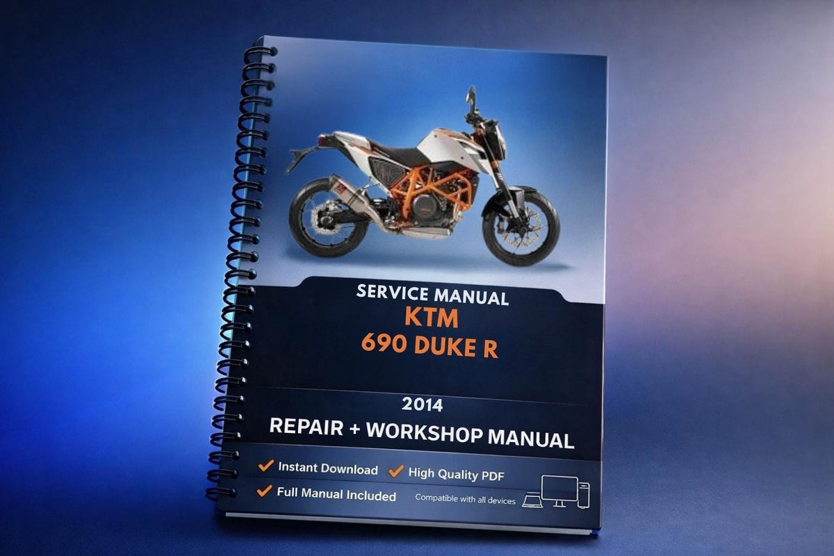 2014 KTM - 690 DUKE R - Service Workshop Repair Manual