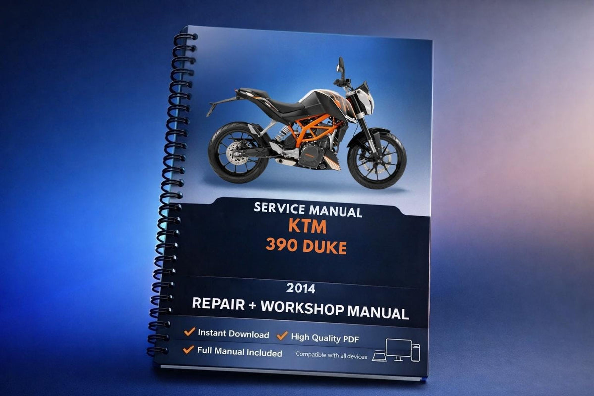 2014 KTM - 390 DUKE - Service Workshop Repair Manual