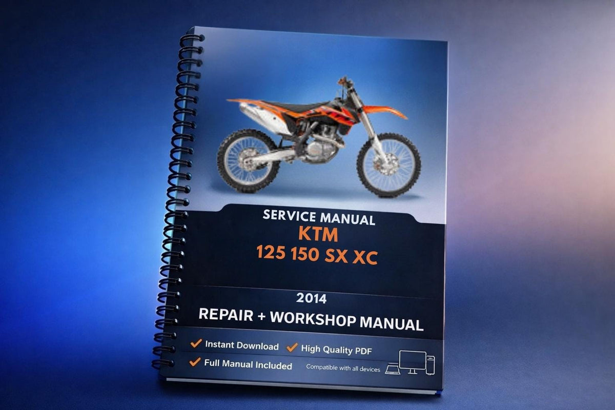 2014 KTM - 125 150 SX XC - Service Workshop Repair Manual
