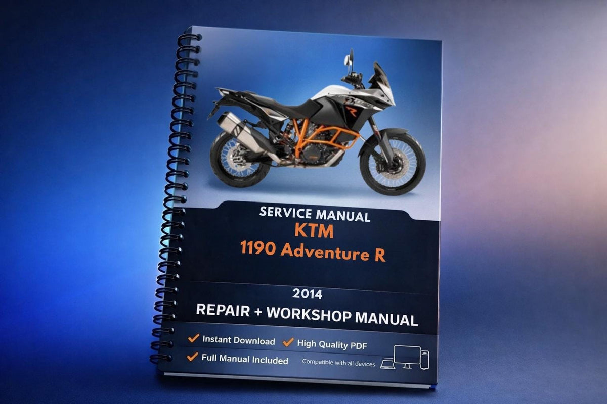 2014 KTM - 1190 Adventure R - Service Workshop Repair Manual