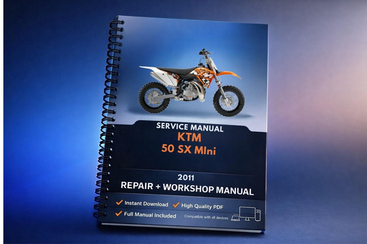 2011 KTM - 50 SX MIni - Service Workshop Repair Manual