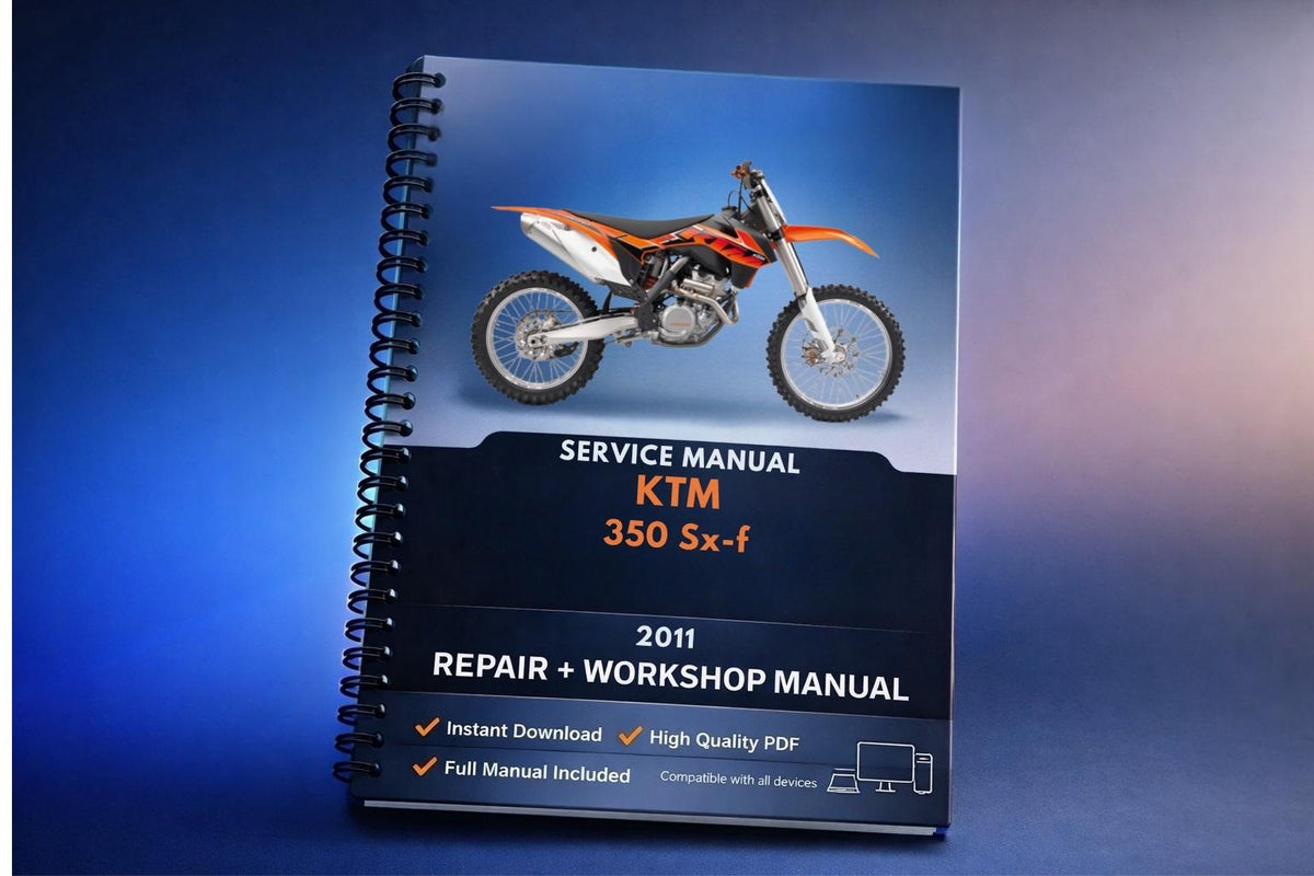 2011 KTM - 350 Sx-f - Service Workshop Repair Manual