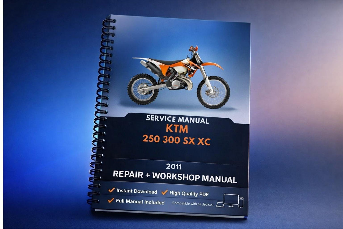 2011 KTM - 250 300 SX XC - Service Workshop Repair Manual