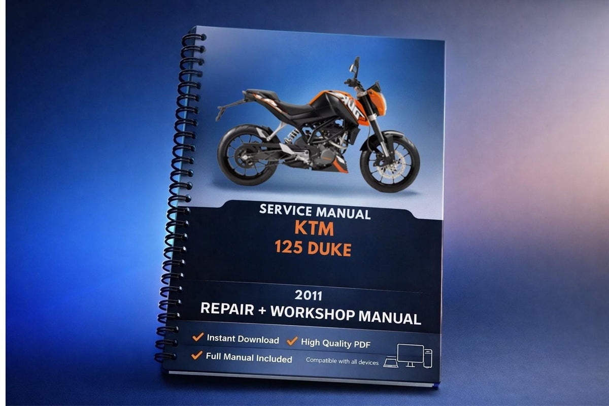 2011 KTM - 125 Duke EU DE - Service Workshop Repair Manual