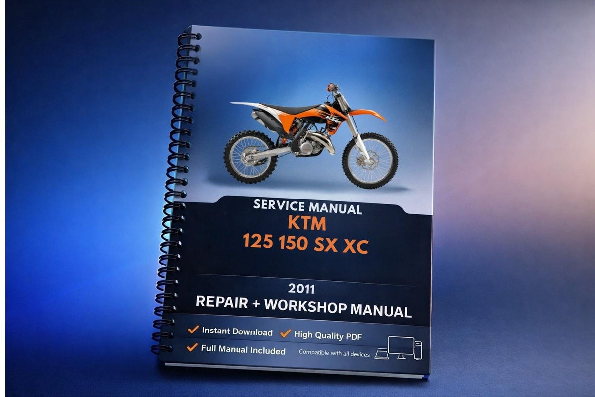 2011 KTM - 125 150 SX XC - Service Workshop Repair Manual