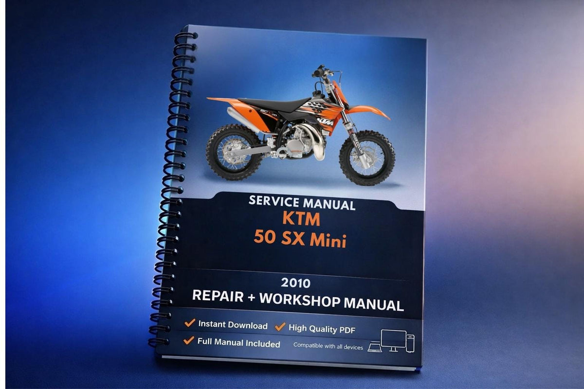 KTM 2010 - 50 SX Mini - Workshop Service Repair Manuals