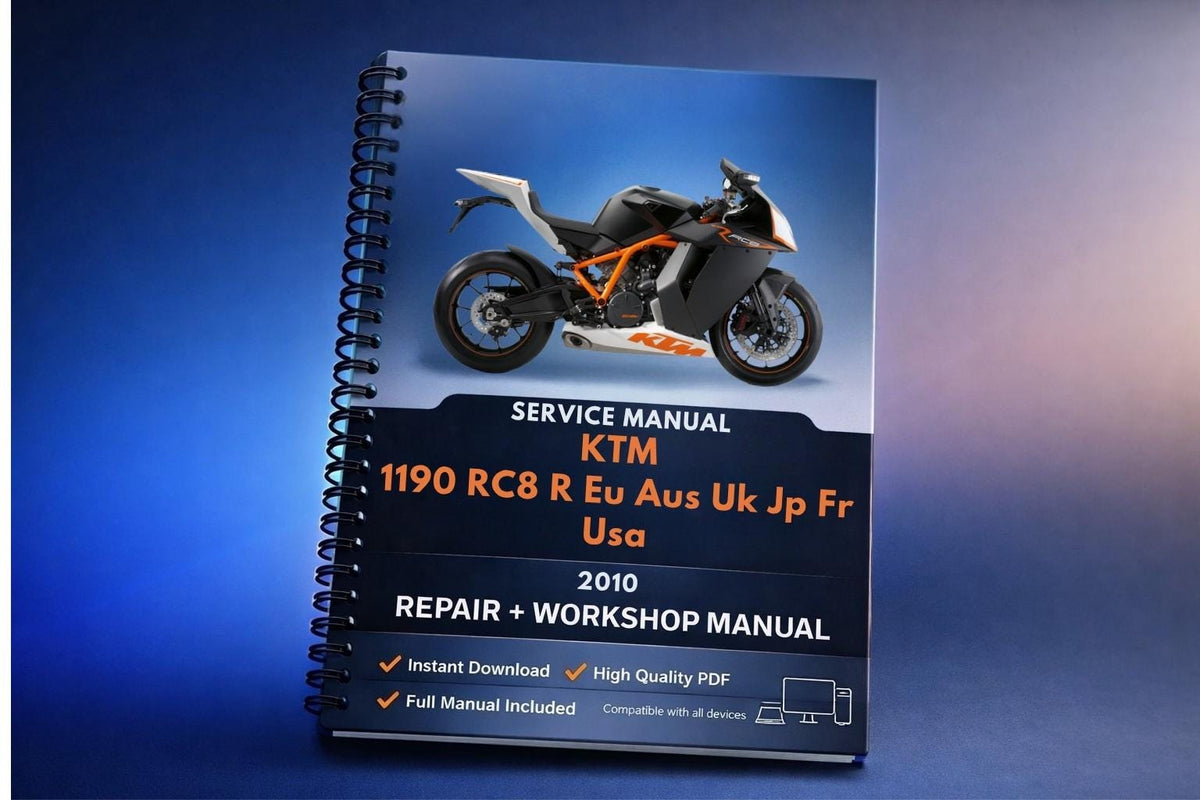 2010 KTM - 1190 RC8 R Eu Aus Uk Jp Fr Usa - Workshop Service Repair Manuals