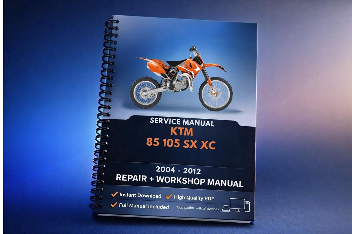 2004 - 2012 KTM - 85 105 SX XC - Workshop Service Repair Manual